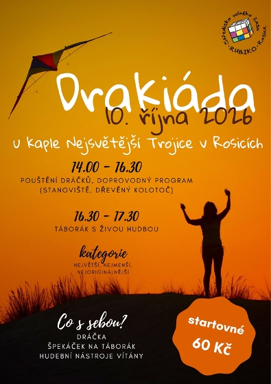 Plakát události Drakiáda v Rosicích