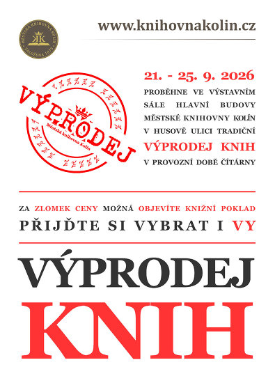Plakát události Výprodej knih