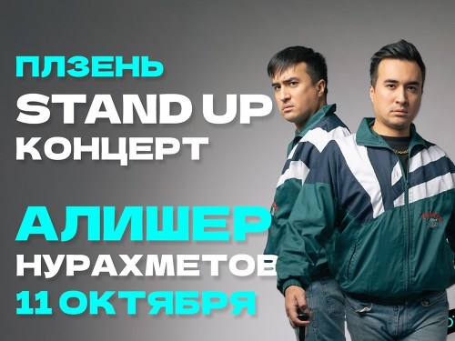 Plakát události Alisher Nurakhmetov / Plzeň / Stand Up