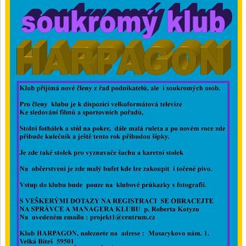 Soukromý klub  HARPAGON  Velká Bíteš