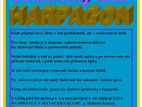 Soukromý klub  HARPAGON  Velká Bíteš