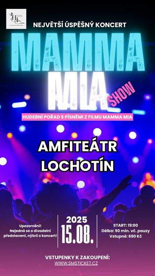 Plakát události Mamma Mia - hudební show
