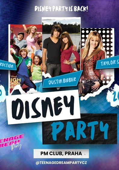 Plakát události Teenage Dream Party (DISNEY) - Praha