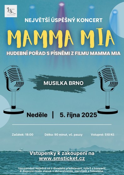 Plakát události Mamma Mia - hudební show