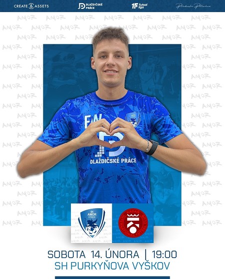 Plakát události Amor Vyškov : International FC Kadaň