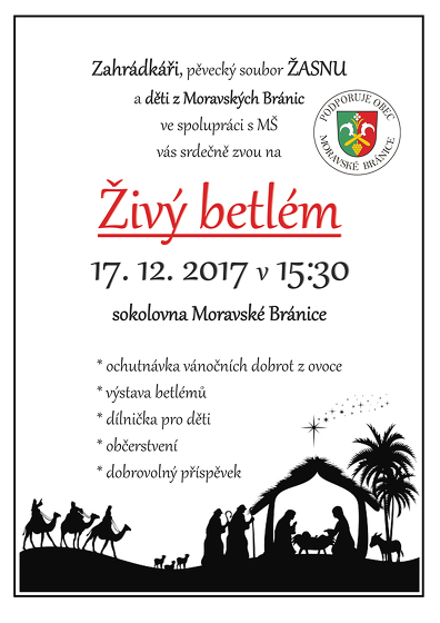 Plakát události Živý betlém
