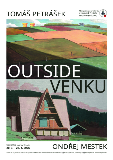Plakát události Tomáš Petrášek, Ondřej Mestek: Outside/Venku