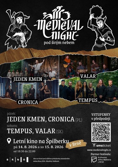 Plakát události Medieval Night pod širým nebem