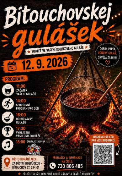 Plakát události Bítouchovskej... gulášek