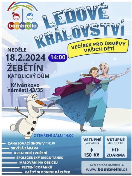 Plakát události Ledové království