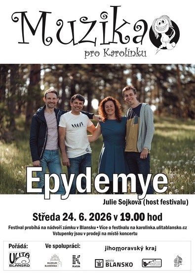 Plakát události Muzika pro Karolínku - Epydemye