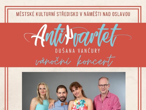 Plakát události Koncert Antikvaret Dušana Vančury v Náměšti nad Oslavou