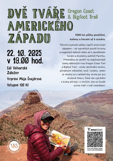 Plakát události 2 tváře amerického západu - Oregon Coast & BigFoot Trail