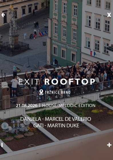 Plakát události EXIT Rooftop [House/Melodic edition]