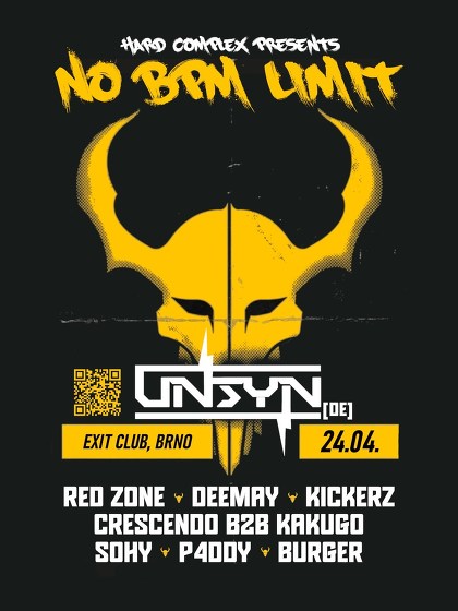 Plakát události HCX | NO BPM LIMIT | Brno