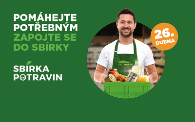 Plakát události Jarní Sbírka potravin