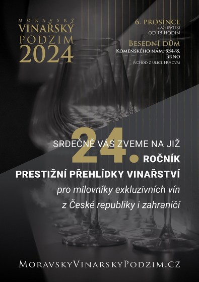 Plakát události Moravský vinařský podzim 2024