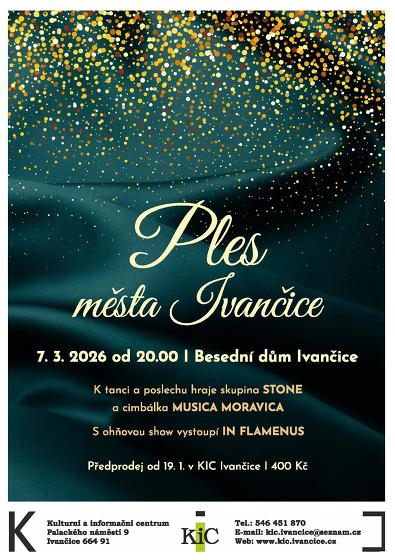Plakát události Ples města Ivančice 2026