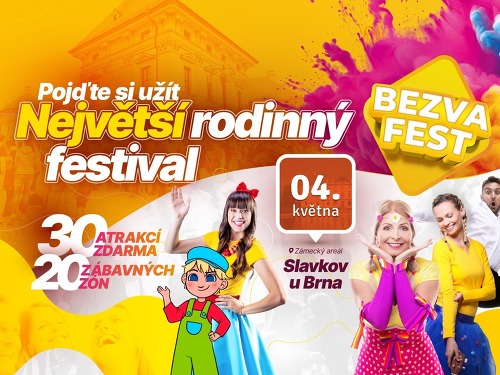 Plakát události Bezva Fest