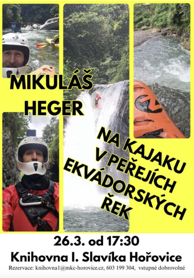 Plakát události Na kajaku v peřejích ekvádorských řek