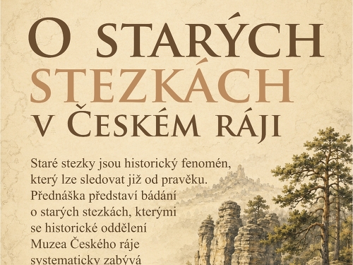 Plakát události Jiří Saibt: O starých stezkách v Českém ráji