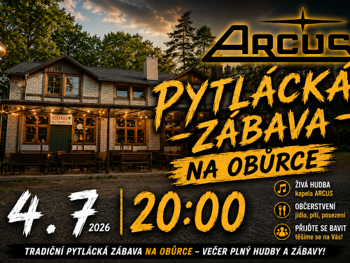 Plakát události Pytlácká zábava Obůrka 2026