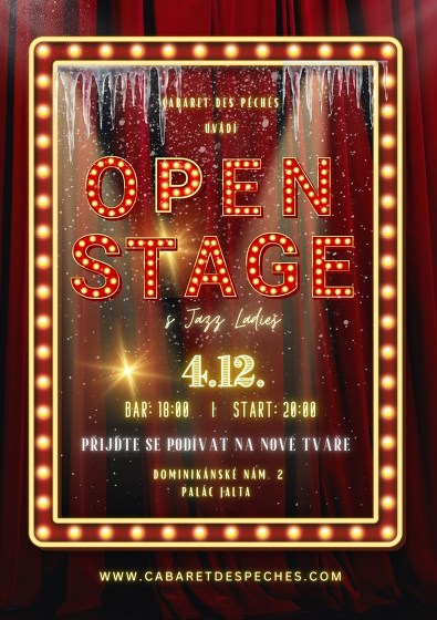 Plakát události Cabaretní OPEN STAGE