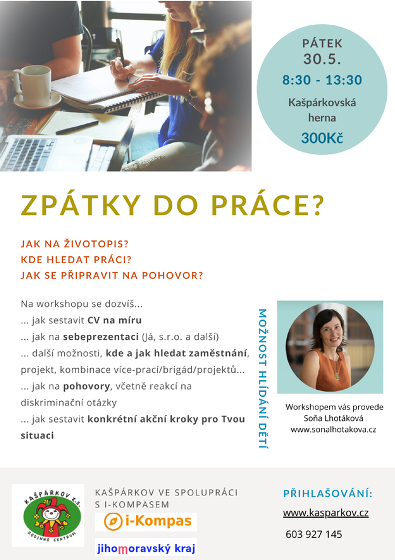 Plakát události Zpátky do práce?