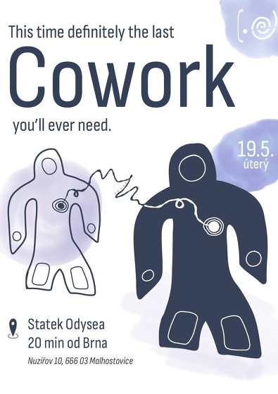 Plakát události Coworking na Statku Odysea
