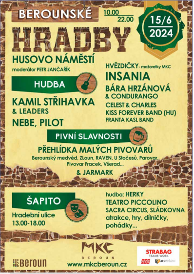 Plakát události Berounské hradby