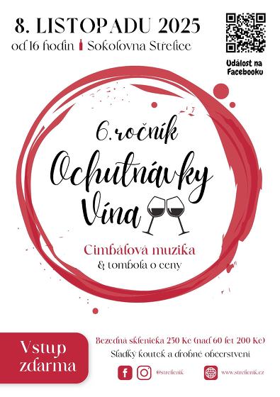 Plakát události Ochutnávka vína ve Střelicích