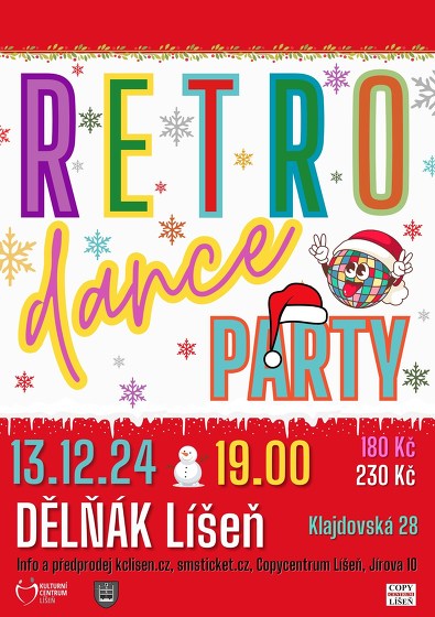 Plakát události Vánoční Retro Dance Party