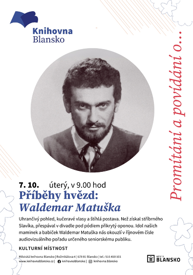 Plakát události Příběhy hvězd: Waldemar Matuška
