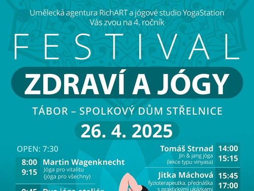 Plakát události Festival zdraví a jógy