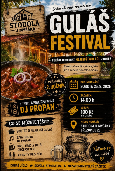 Plakát události Guláš Festival