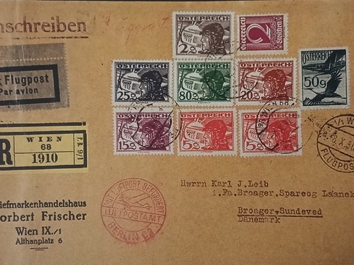 Dopisy prošlé poštou do roku 1955 odkoupím hotově za katalogové ceny