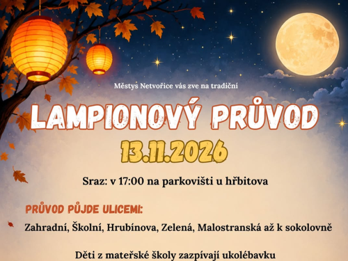 Plakát události Lampionový průvod