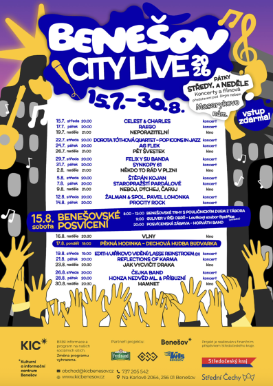 Plakát události Benešov City Live - AG Flek