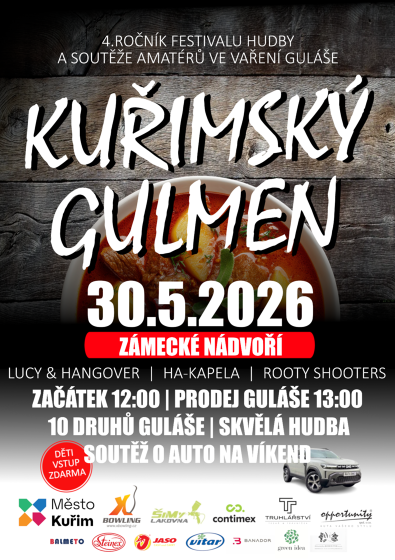 Plakát události Kuřimský Gulmen 2026