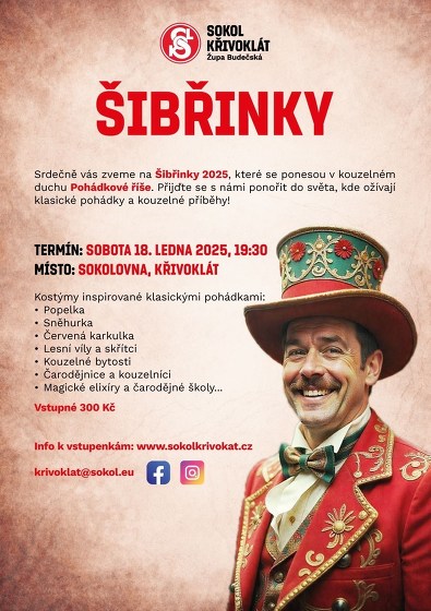 Plakát události Šibřinky 2025