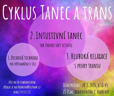 Plakát události Cyklus Tanec a trans
