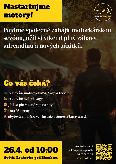 Plakát události START MOTO
