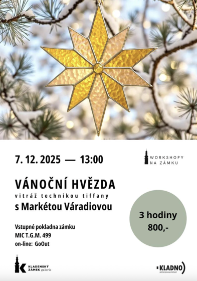 Plakát události Vitráž Vánoční hvězda
