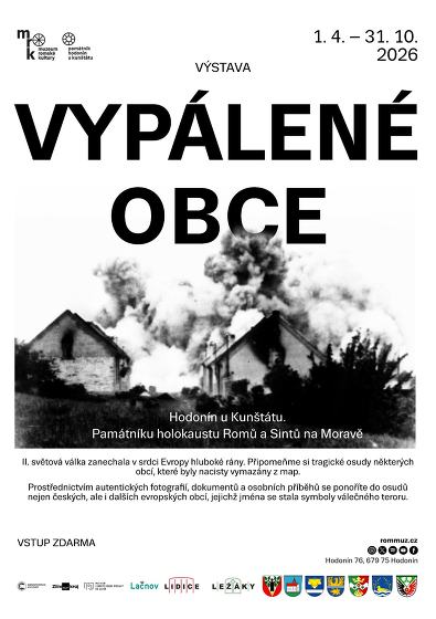 Plakát události Vypálené obce
