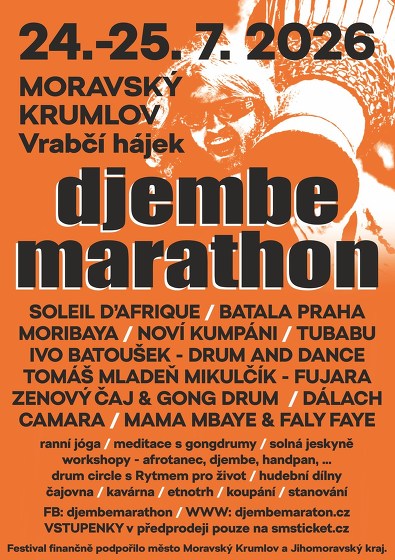 Plakát události Djembe Marathon 2026
