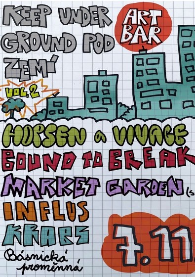 Plakát události KEEP UNDERGROUND POD ZEMÍ vol. 2