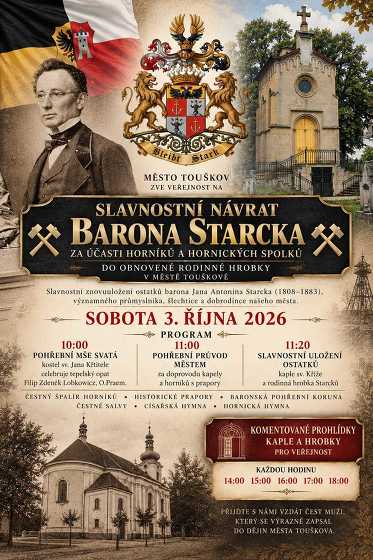 Plakát události Slavnostní návrat Barona Starcka
