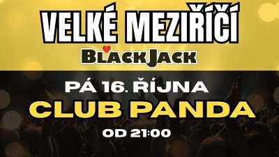 Plakát události zábava s kapelou BLACK JACK/narozeniny clubu