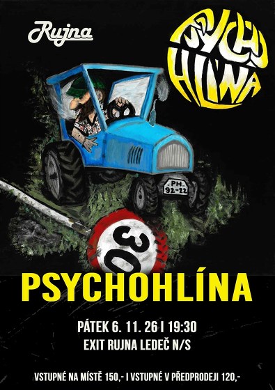 Plakát události Lokál live: PSYCHOHLÍNA