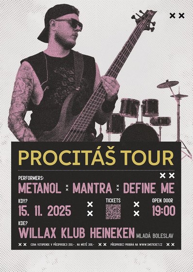 Plakát události Metanol: Procitáš Tour - Mladá Boleslav